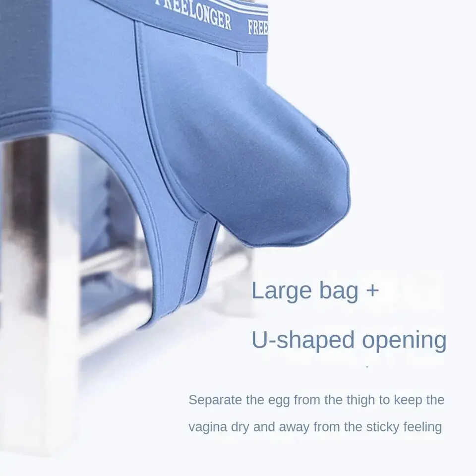 Super Big Penis Underwear Oversized Bag Men Panties U Shaped Lingerie Sexy Short Free Relax Pouch Fashion Male Letters Boxer