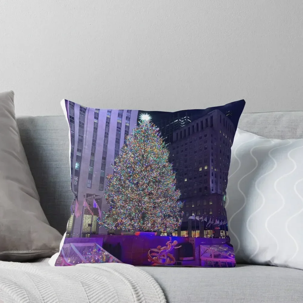 Наволочка Rockefeller Tree at Night 30x30 см