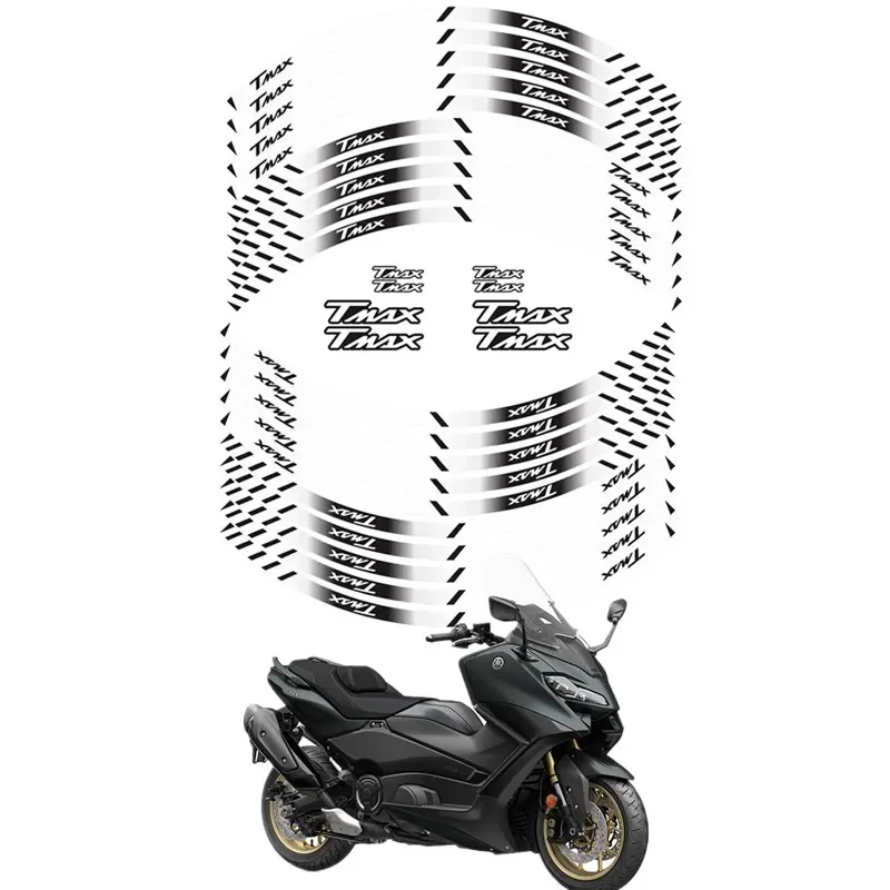 Для YAMAHA TMAX 500 530 560 детали мотоцикла контурное колесо декоративная наклейка-1