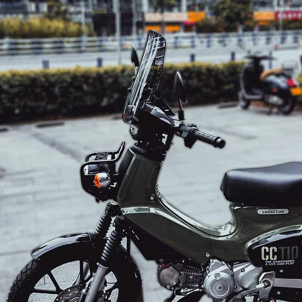 Ветрозащитный экран для мотоцикла HONDA Cross Cub 110 подходит CC110