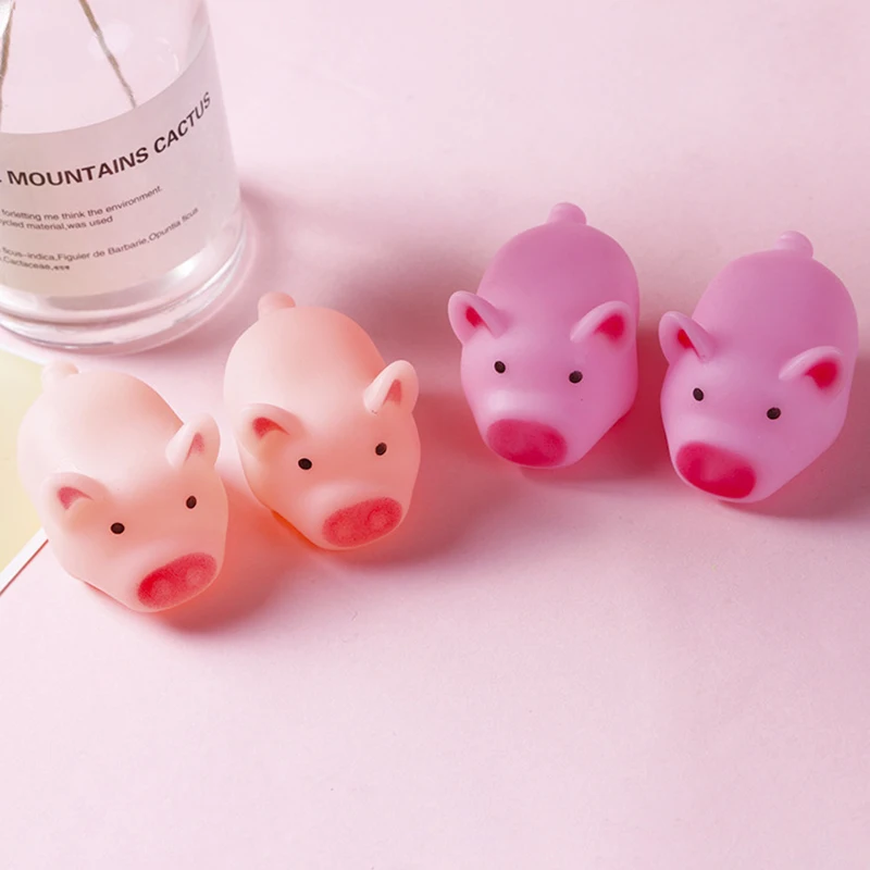 

3pcs Silicone Pig Baby Bath Toy for Kid Funny Durable Reusable Toys Relief Pressure Silicone Pig Baby Bath Toy Kid M09