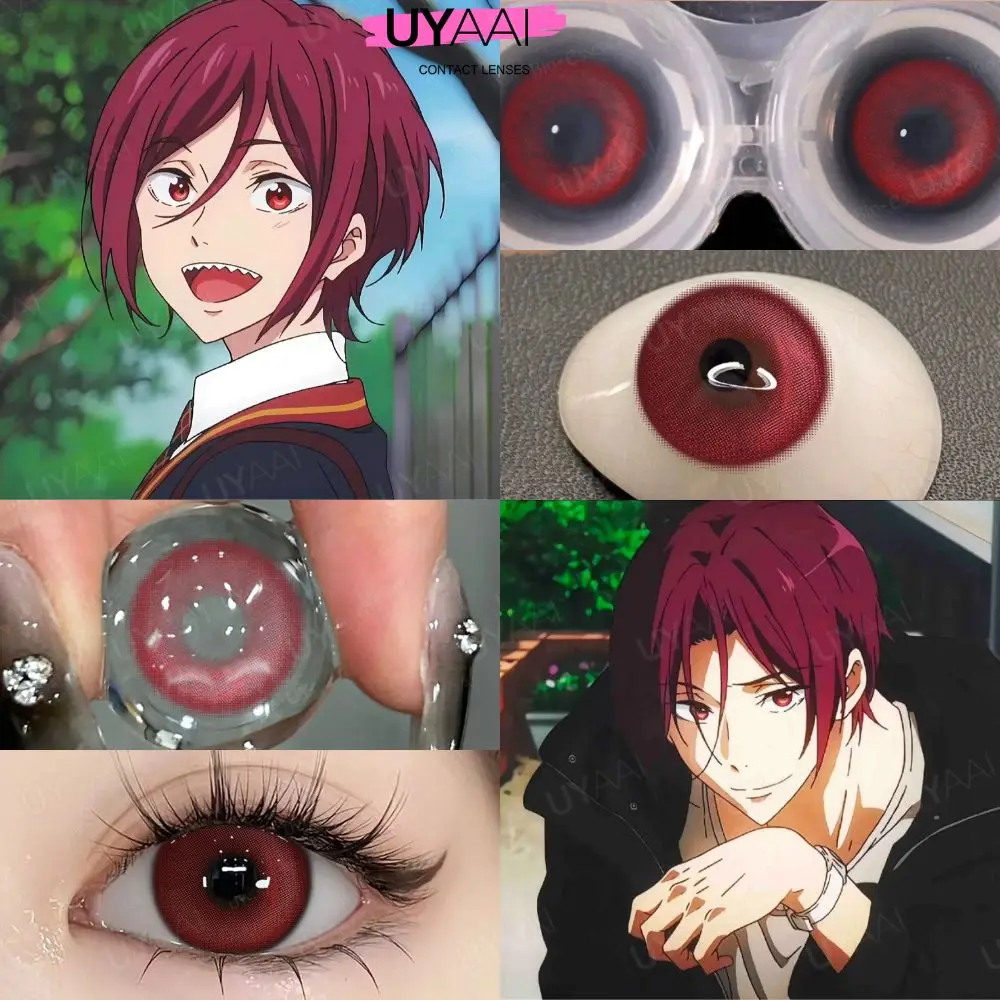 COLORCON Red Party 1 пара модные контактные линзы для макияжа и красоты мягкие ежегодные