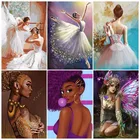 Алмазная 5D картина сделай сам для красивых девушек, Алмазная мозаика, балетка для женщин, полная круглая Алмазная вышивка, подарок на день рождения сделай сам