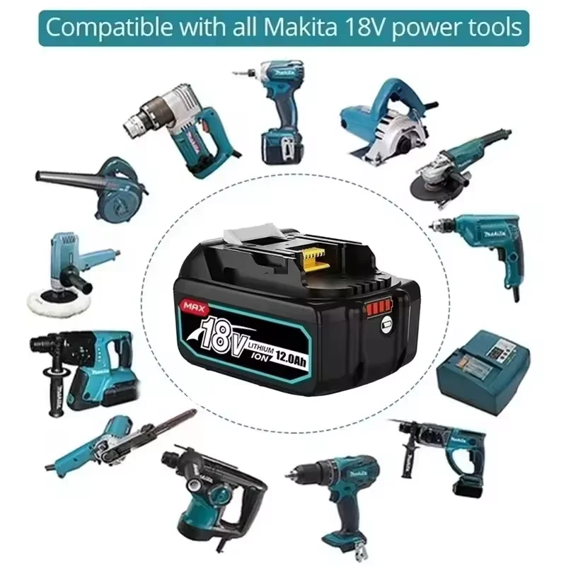 Литий-ионный аккумулятор Makita 18 В совместимый с аккумуляторным