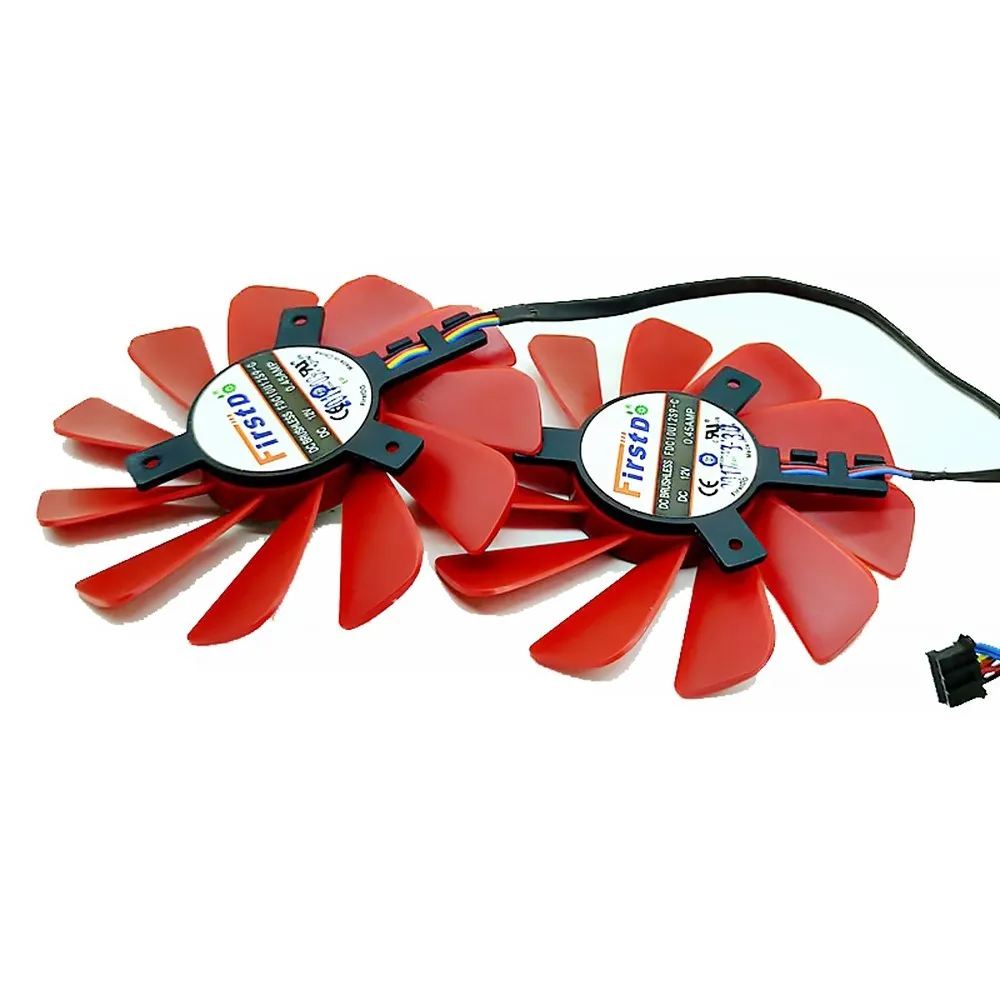 85 мм FDC10U12S9-C 0 45 А 4-контактный вентилятор-кулер замена вентилятора для XFX RX 560D 570 580