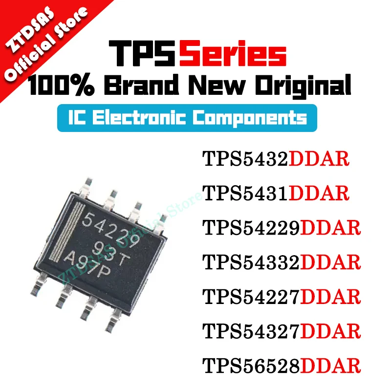 

5PC STPS5431DDAR TPS5432DDAR TPS54229DDAR TPS54332DDAR TPS54227DDAR TPS54327DDAR TPS56528DDAR IC Chip SOP-8