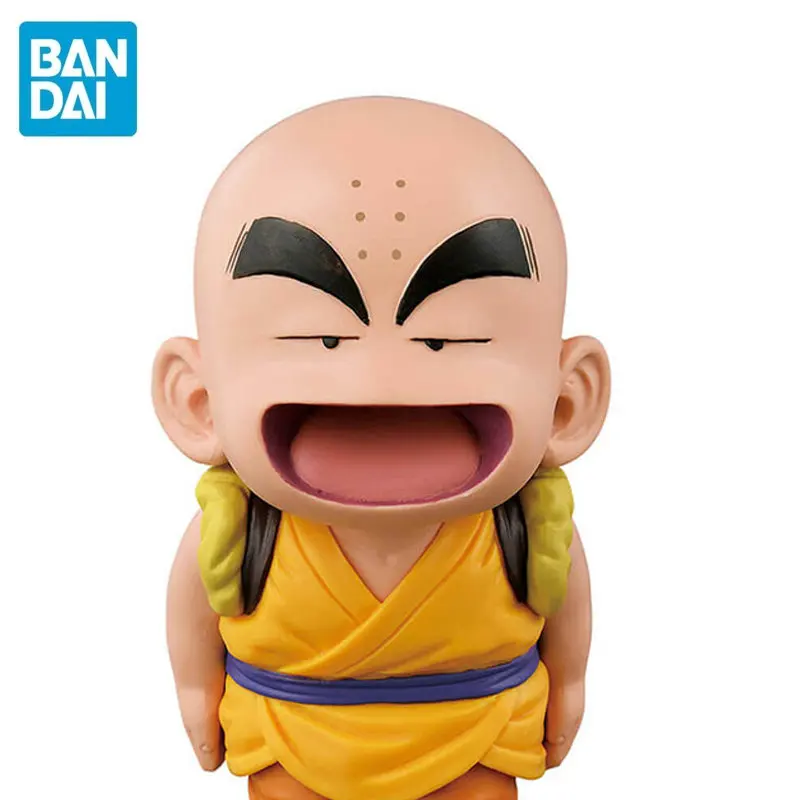 

Bandai Original Action Figure Model Dragon Ball Collection Kuririn Childhood Desktop Ornament