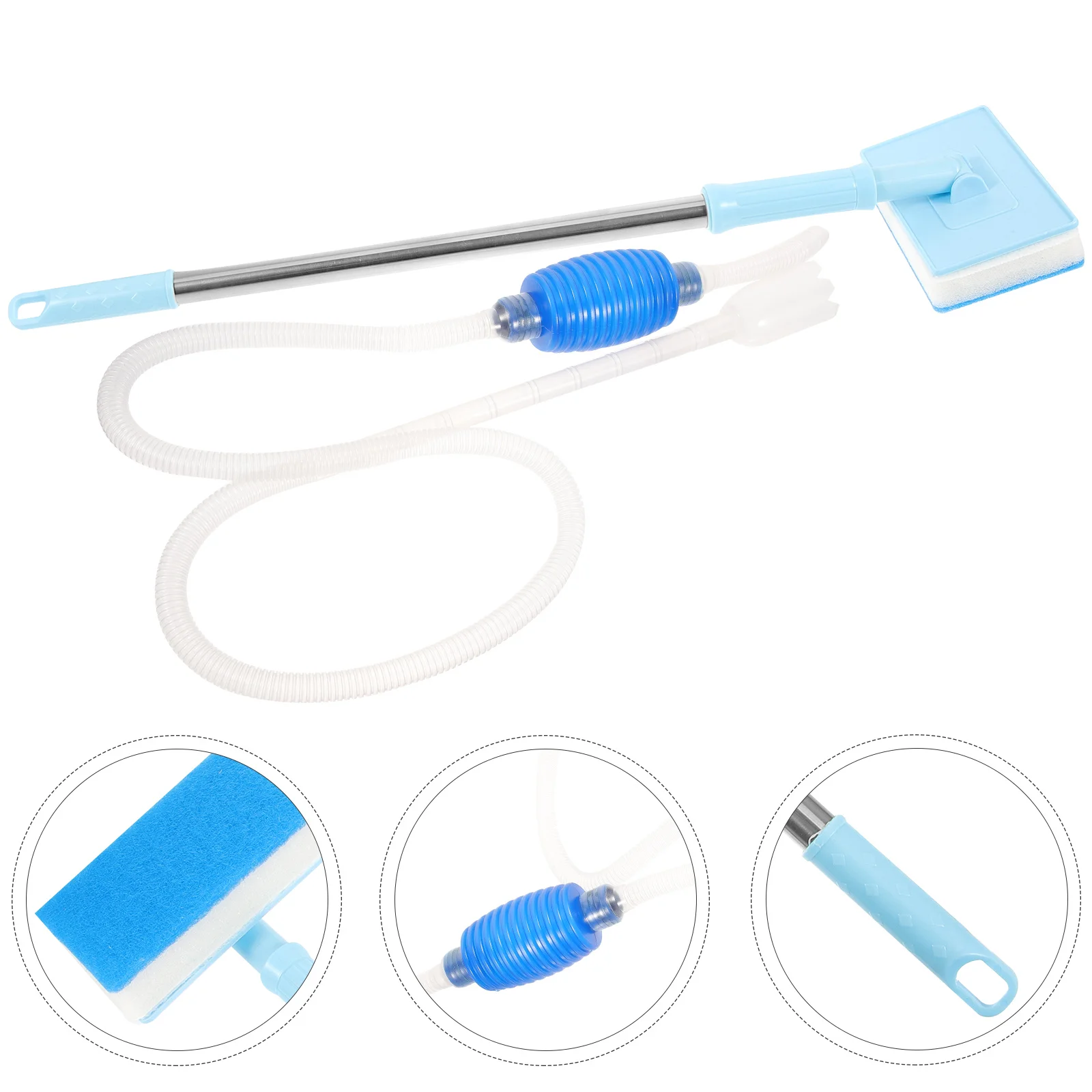 

Water Tools Aquarium Cleaner Gravel Plastic Supplies Professional Siphon Convenient Household Fish Tank Vacuum Bath Tub