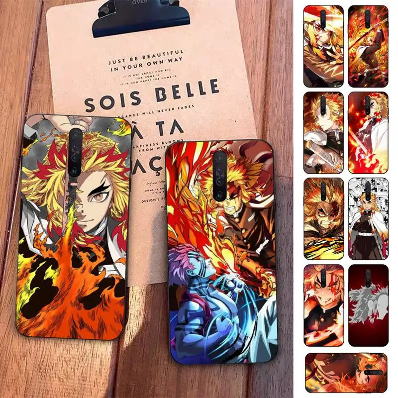 

Demon Slayer Rengoku Kyoujurou Phone Case for Redmi 5 6 7 8 9 A 5plus K20 4X S2 GO 6 K30 pro