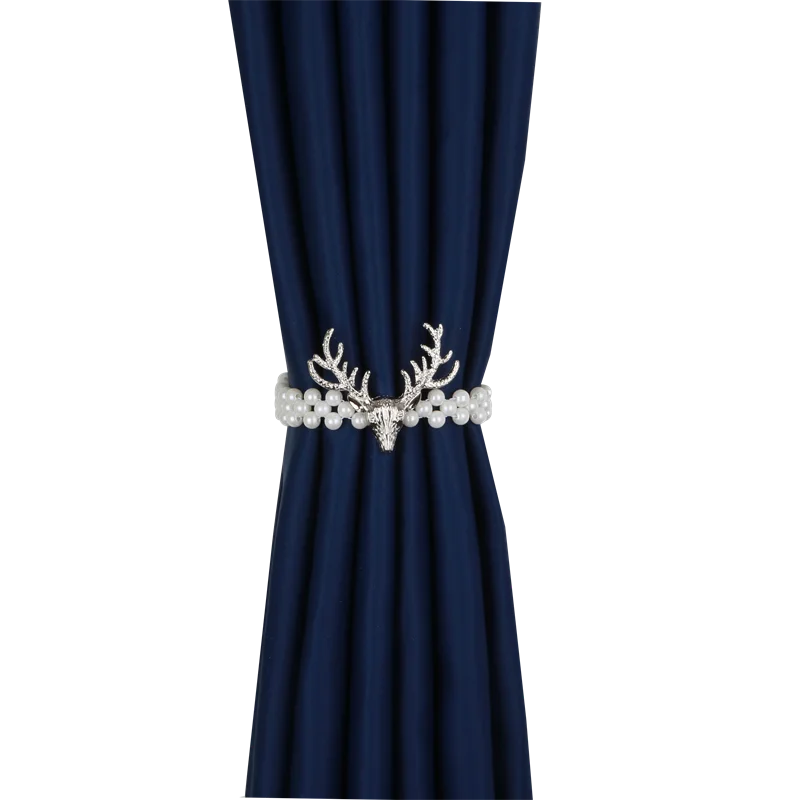 

1Pc Curtain Tieback High Quality Elastic Holder Hook Buckle Clip Pretty and Fashion Polyester Decorative Home Accessorie