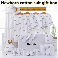 four seasons baby thin section pure cotton kids clothes breathable cute newborn cartoon baby girl outfit without box xb137