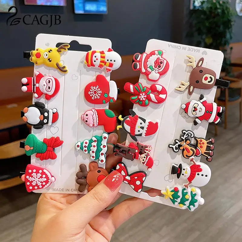 

10 шт., заколки-клипсы для волос