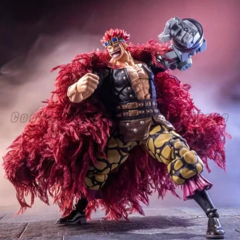Фото [В наличии] Оригинальный конструктор Bandai One Piece SHF: Эустас Кид – Атака на Онигашиму, коллекционная модель, фигурка, игрушка №4