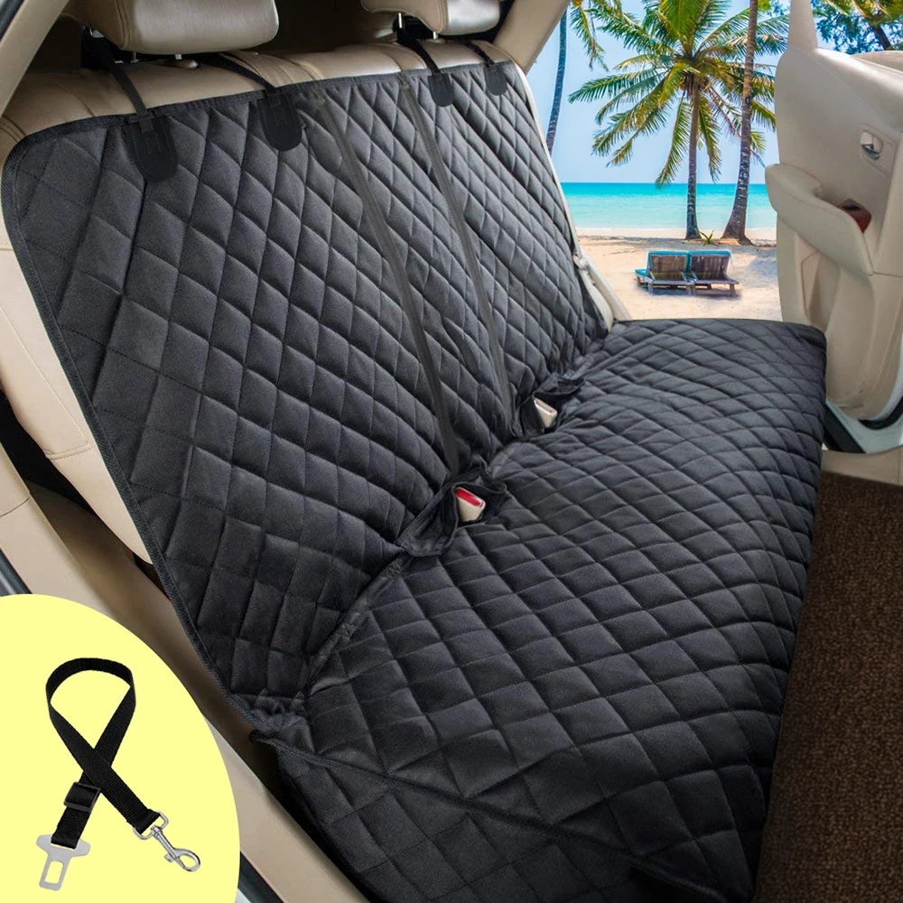 

Dog Seat Cover Waterproof Pet Car Seat Cushion Car Rear Back Mat Pet Travel Cat Dogs Cushion Protector With Middle Seat Armrest