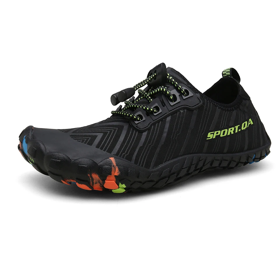 

Men's Quick Drying Aqua Shoes Five Fingers Elastic Band Wading Shoes Barefoot Upstream Seaside Beach Sneakers Water Footwear