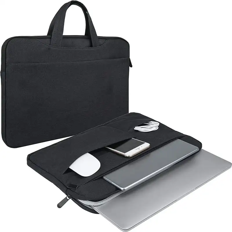 

Sleeve Carrying Case Compatible with 16 Inch MacBook Pro A2485 M1 Pro Max Briefcase Handbag with Hidden Handle Multiple Pocket P