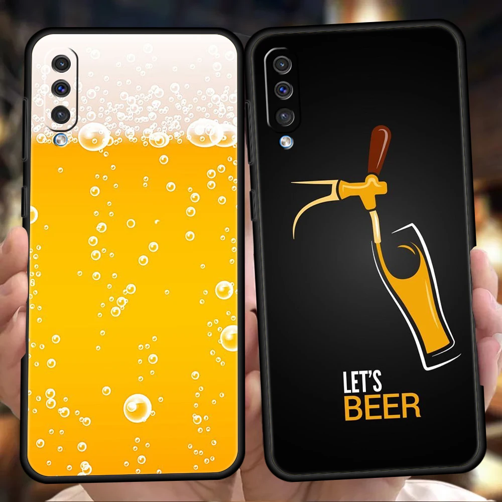 

Beers Alcohol Bubble Phone Case for Samsung Galaxy A42 A22 A12 5G A02 A03 A04 A04S A50 A70 A10 A20 A30 Silicone Cover Shell Bags