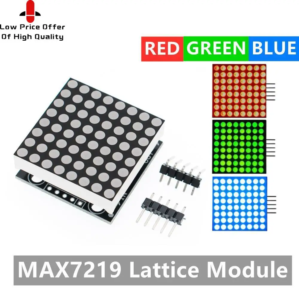 10 шт. модуль точечной матрицы MAX7219 управления микроконтролем комплект сделай сам
