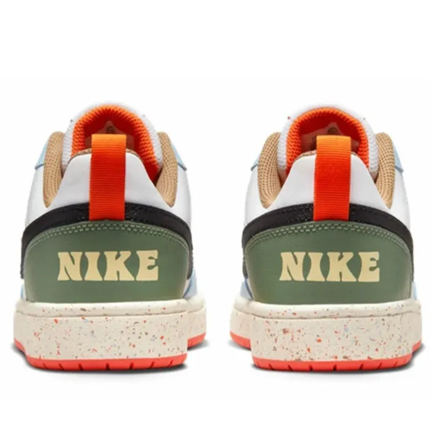 Nike Court Borough Low 2 синтетическая кожа повседневные гибкие переходные низкие детские