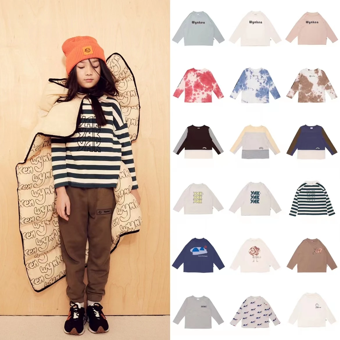 

Kids Outwear Autumn 2022 Brand AW New Kids Boys Girls Print Long Sleeve T shirt Top Baby Toddler Cotton Pullover