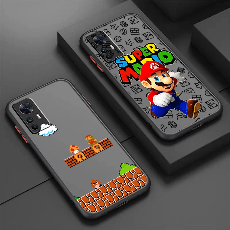 Прозрачный чехол Supers M-Marios для Xiaomi Mi 13 12 12T 11T 11 11i 10T 10 9T Pro Lite