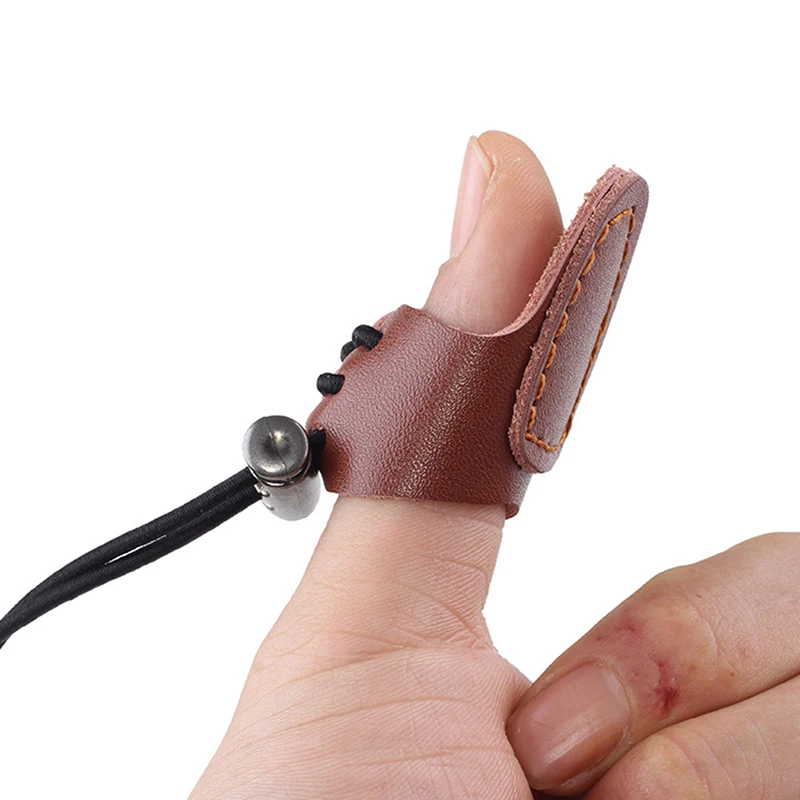 

1pc Archery Finger Guard Shoot Gloves Arrow Bow Hunting Recurve Bow Finger Support Protector Thumb Ring Tab Guard