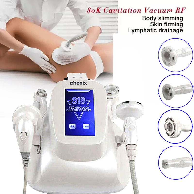 

80k Ultrasonic Cavitation Machine Fat Burning Cellulite Removal Body Sculpture Contouring RF Vacuum Machine