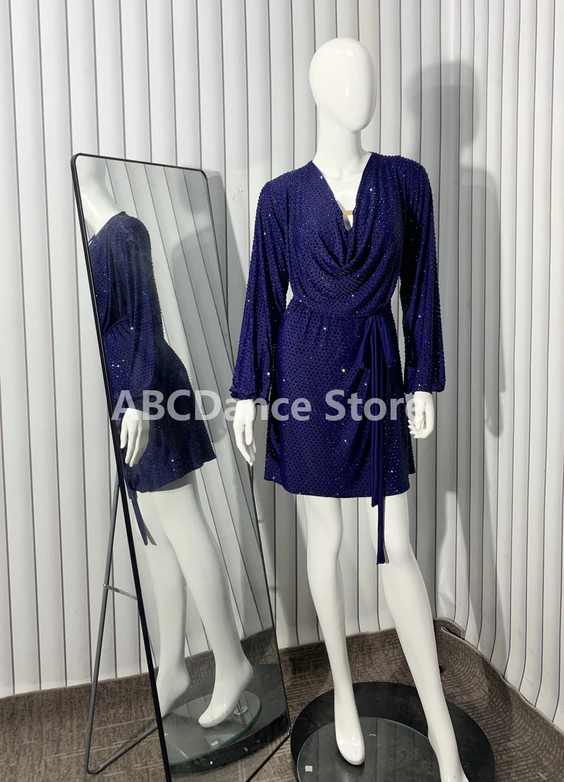 Женское платье для соревнований по латинским танцам BaileSalsa Rhythm США 10