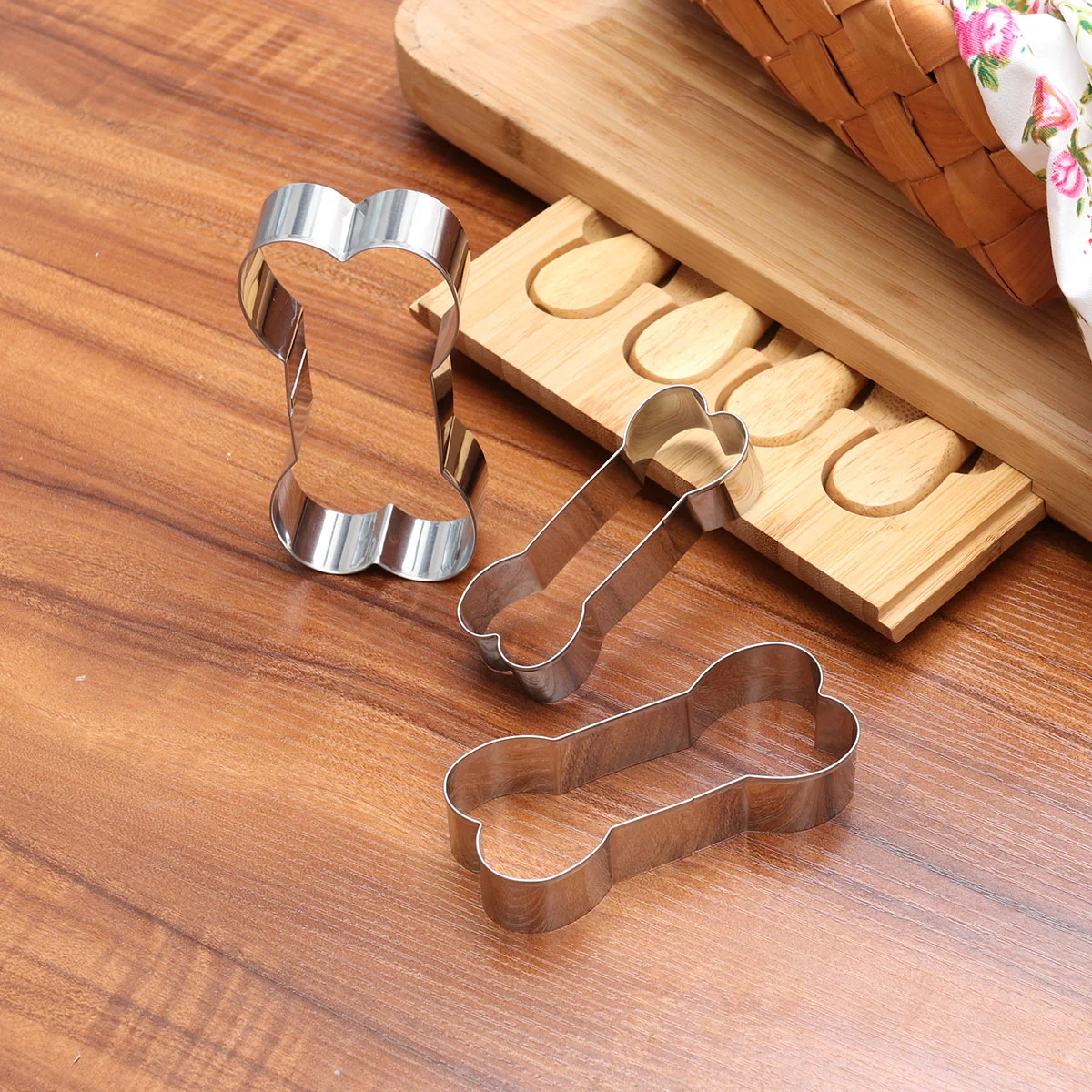 

3 Cookie Stainless Steel DIY Tool Molds Accessory for Home Bakery Party