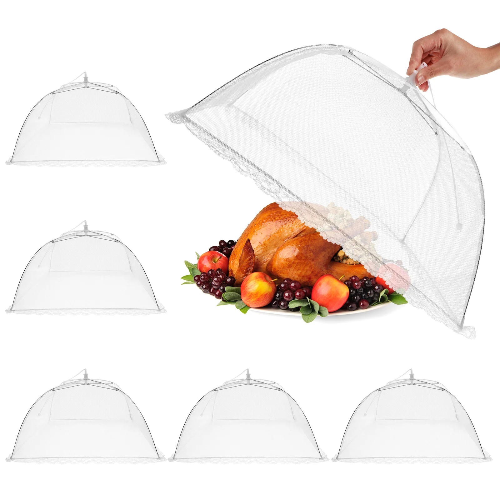 

6pcs Tents Cover Pop- Cover Canopy Covers for Outside Net Cover