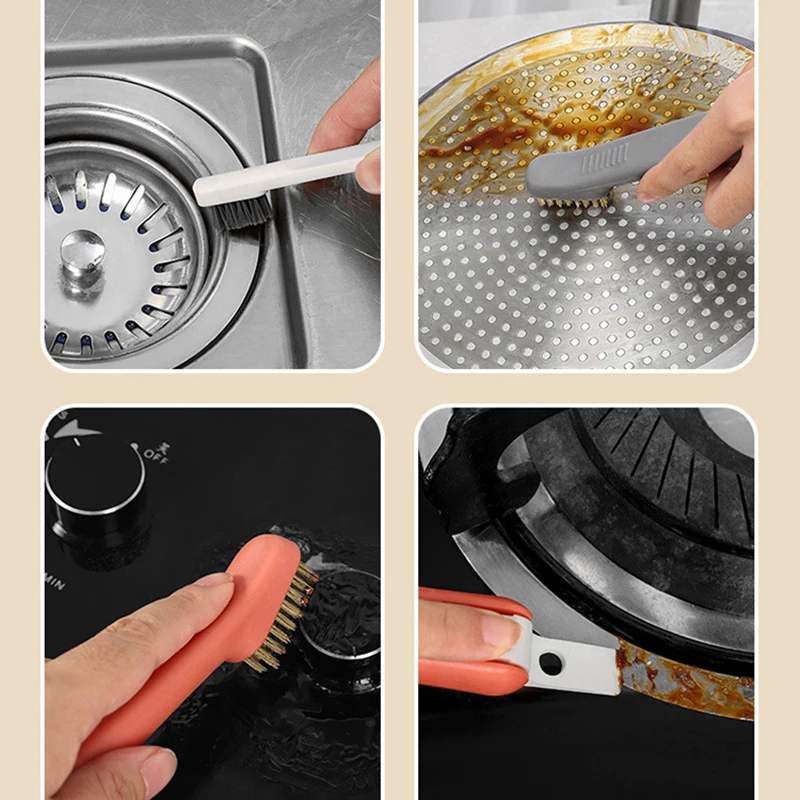 Кухонная щетка из нержавеющей стали для удаления ржавчины накипи варочной