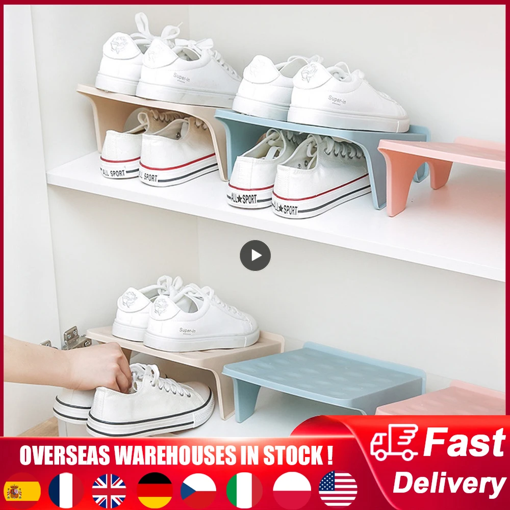 

Durable Storage Shoes Save Space PP Plastic Shoe Storage Rack Integrated Simple Shoe Storage Holder Shoe Rack Shoe Support