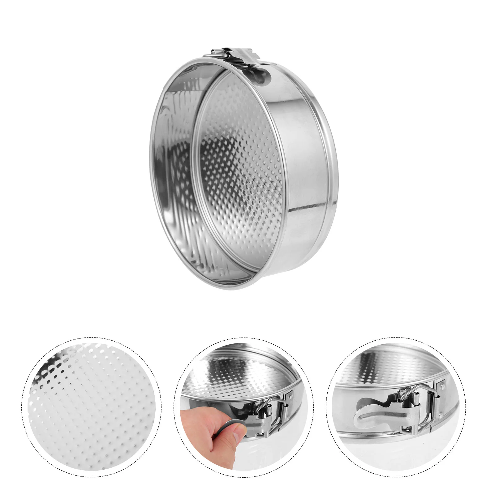 

Pan Cake Springform Baking Pans Tin Round Spring Cheesecake Non Stick Molds Stainless Steel Mold Metal Bread Inch Dessert