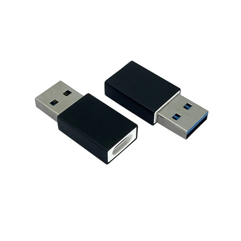 Универсальный адаптер USB C - A с блокировкой данных для безопасной зарядки