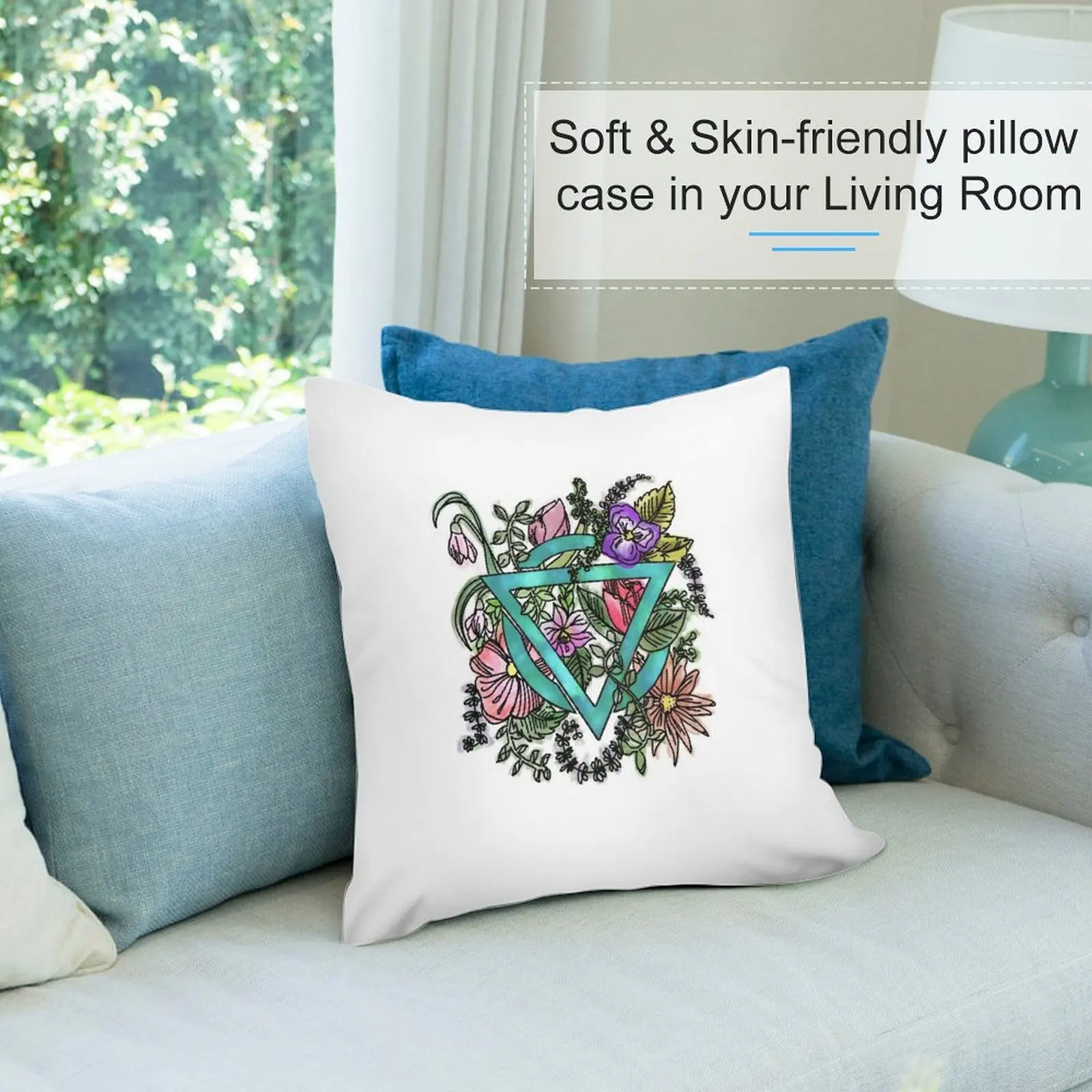 Цветочные наволочки Shikari для диванов