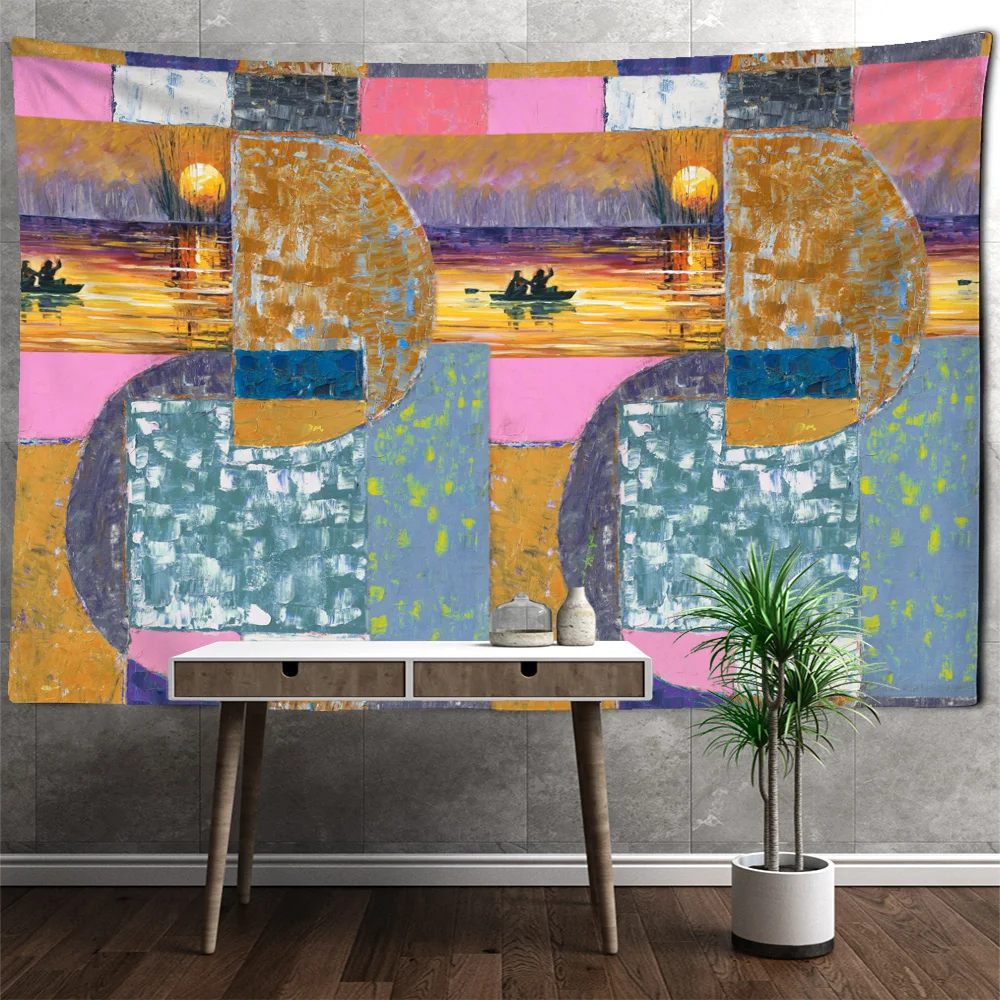 

Настенный гобелен, абстрактное искусство, домашний декор для комнаты, хиппи, гобелен для спальни, спальни, украшение для спальни, гобелен