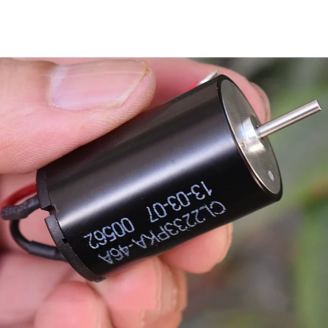 Мини 22 мм бессердечный двигатель Ndfeb сильный магнитный DC 24 В-48 В полая чашка