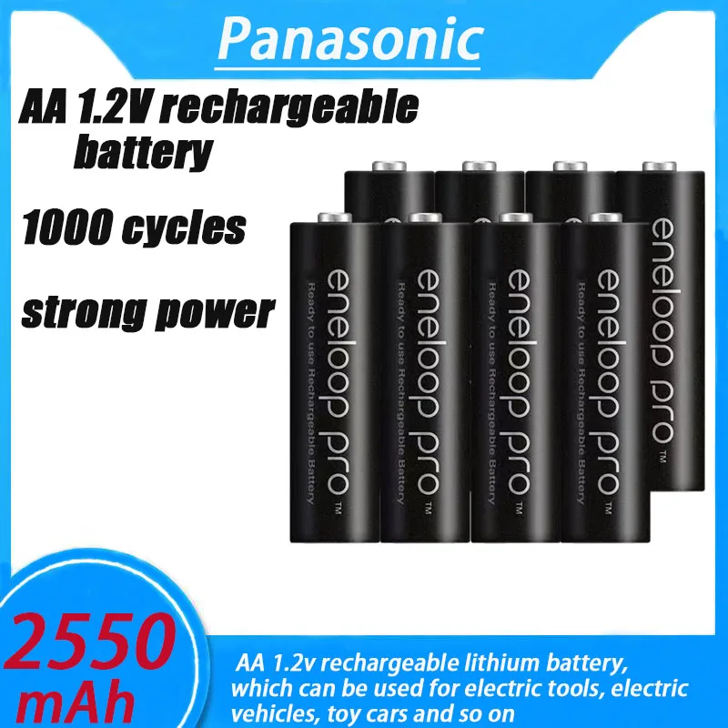 Najtaniej 100% Nowy Panasonic Oryginalny 2500mAh Baterie 1.2V NI-MH Aparat Latarka Eneloop Pro Zabawka AA Wstępnie Naładowany Akumulator Tanie 100% Nowy Panasonic Oryginalny 2500mAh Baterie 1.2V NI-MH Aparat Latarka Eneloop Pro Zabawka AA Wstępnie Naładowany Akumulator