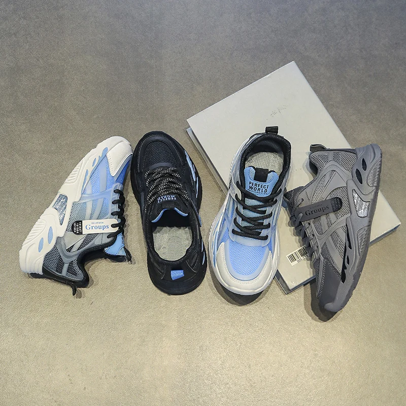 2022 New Men's Women's Running Shoes Unisex Original Kids Shoes Boys Fashion Anti Slip Girls Shoes Kids Mesh Surface Sneakers