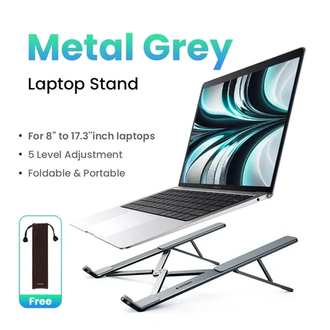 UGREEN Laptop Stand Holder For MacBook Air Pro Foldable Aluminum Notebook Stand Tablet Stand Laptop PC Support Macbook Stand