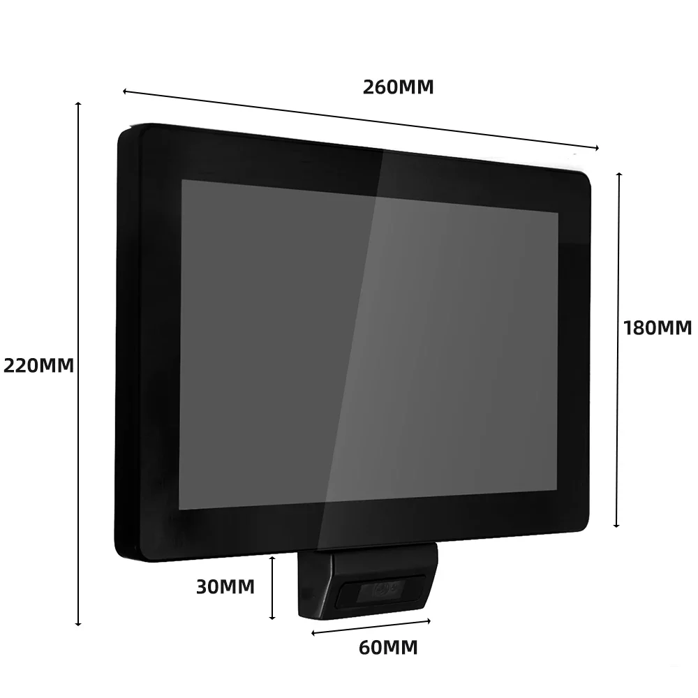 Фото P1010 Встроенный 10,1-дюймовый сенсорный экран POS-машинный терминал для розничной торговли и ресторанов на складе №1