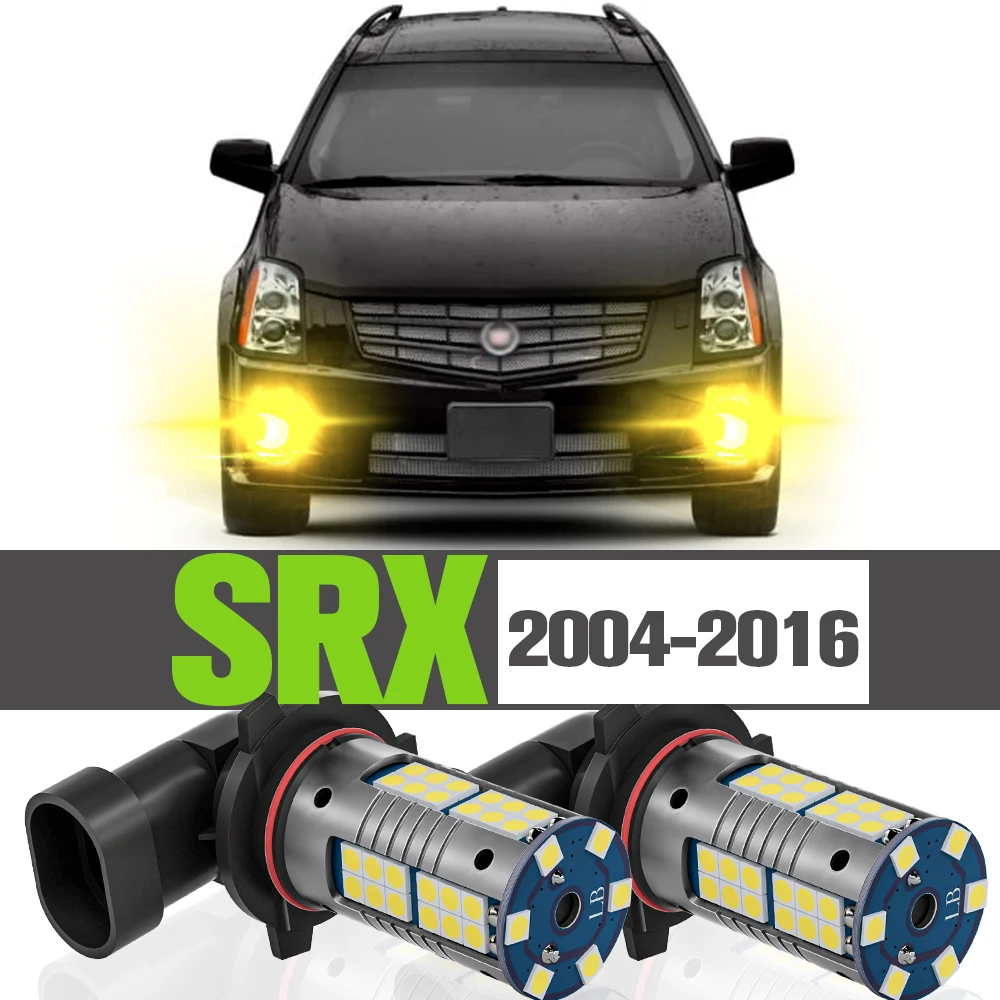 

2x LED Fog Light Accessories Lamp For Cadillac SRX 2004-2016 2005 2006 2007 2008 2009 2010 2011 2012 2013 2014 2015