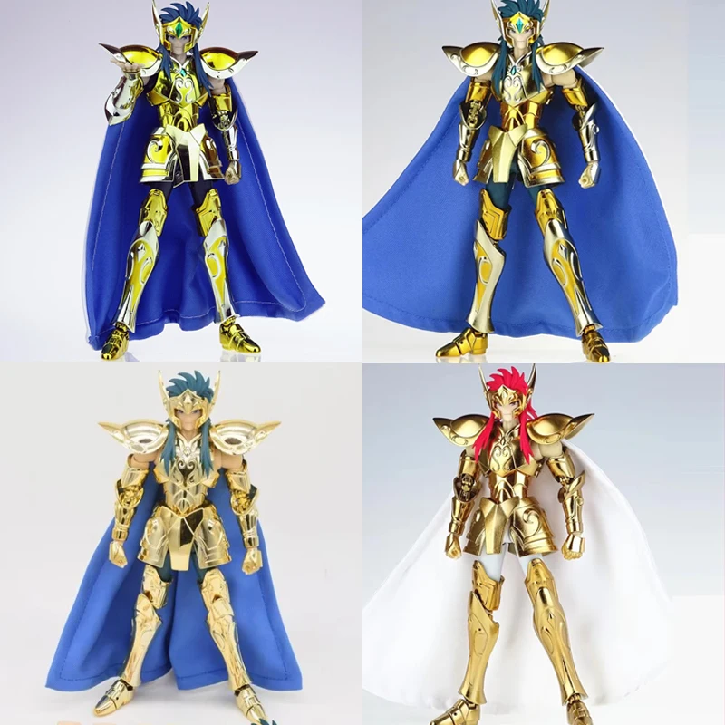 Фото Фигурка MST Saint Seiya Myth Cloth EXM/EX Metal Aquarius Camus с головой Hyoga Cygnus 24K Hades Gold Knights of the Zodiac №1
