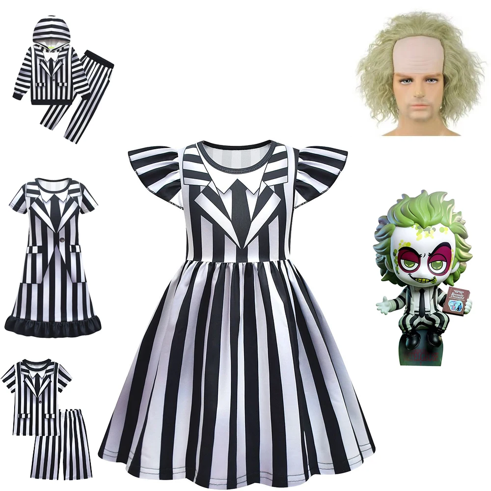 Хэллоуин B-BeetleJuice 2 карнавальный костюм для девочек детский подземного мира