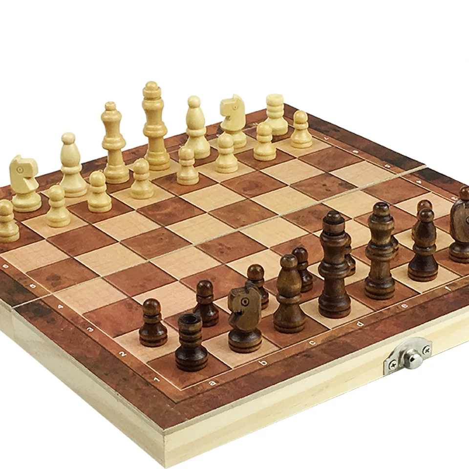 Шахматы нарды и шашки 3 в 1 дорожный деревянный набор шахмат размер 24 x мм