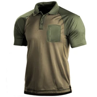 mens outdoor summer tactical shirt military plus size short sleeve hunting shirt male polo sport henry t shirt