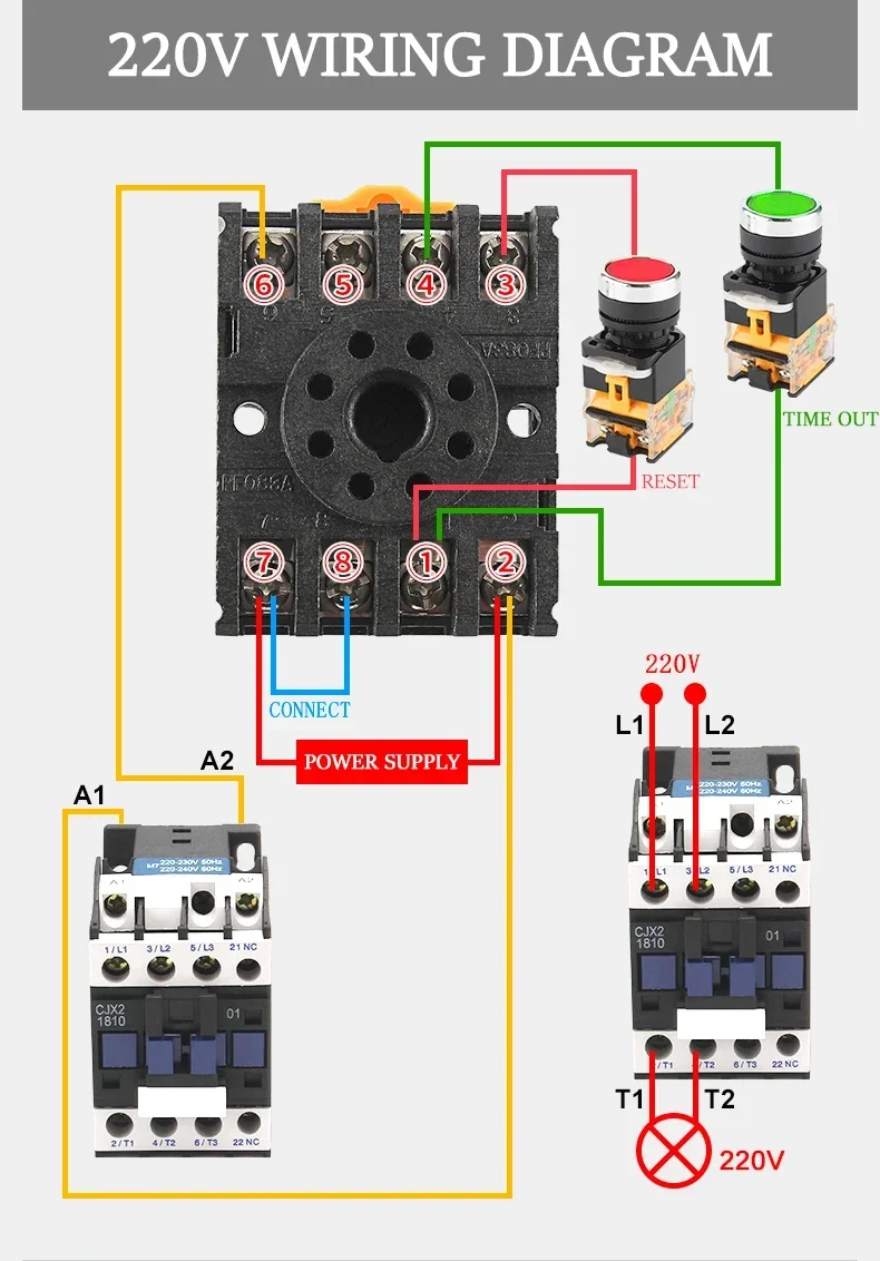 DH48S-2Z цифровой светодиодный Программируемый релейный переключатель времени 0 01