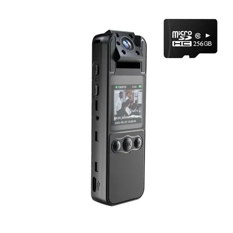 Карманный корпус изношенный рекордер портативный зажим Аудио видео камера с Starlight ночное видение - изображение