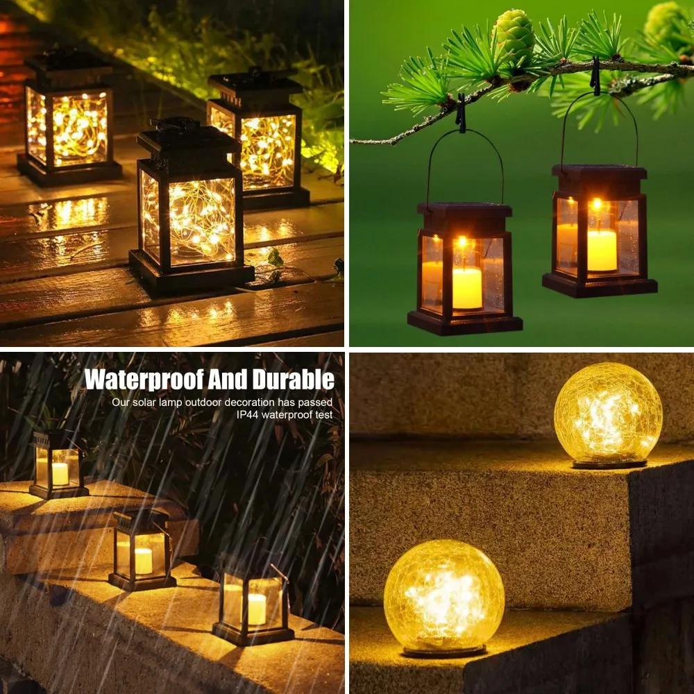 

Светильник на солнечной батарее, s наружный подвесной фонарь, водонепроницаемый светильник на солнечной батарее для внутреннего дворика, д...