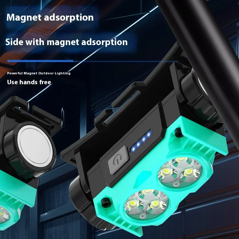 Светодиодный перезаряжаемый налобный фонарь водонепроницаемые Налобные
